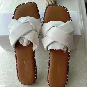 Olivia Miller Sandals outdoor slip on -Size 10-New with Box